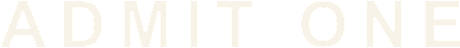 Logo de Admit One